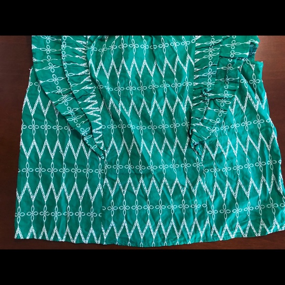 Universal Thread Ruffled Embroidered Blouse L - Picture 7 of 8